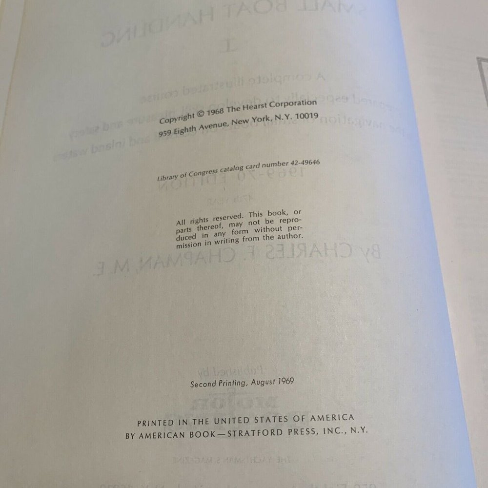 Chapman Piloting Seamanship & Small Boat Handling Vintage Hardcover Book 1969-70 - Picture 6 of 7